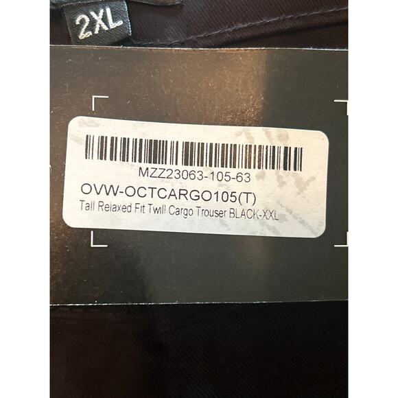 NWT boohooMAN Black Cargo Pants Zipper Ankle Pockets Galore Size 2XL - Picture 4 of 7